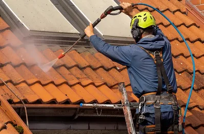 Démoussage et hydrofuge de toiture à Coursegoules